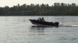 В46 Фиш + Suzuki DT40 WRS, старт на мелководном режиме