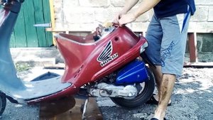 Тюнинг скутера Honda pal-af17 #1Часть