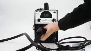 HZXVOGEN 110V 220V MIG Welder 3in1 ARC TIG MIG 200A Welding Machine Gas Gasless