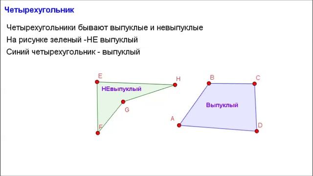 Геометрия 8 класс. Четырехугольник