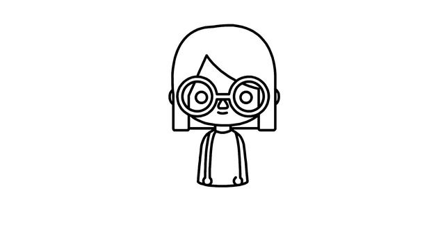 Как нарисовать девочку персонаж из ТОКА БОКА смотреть онлайн