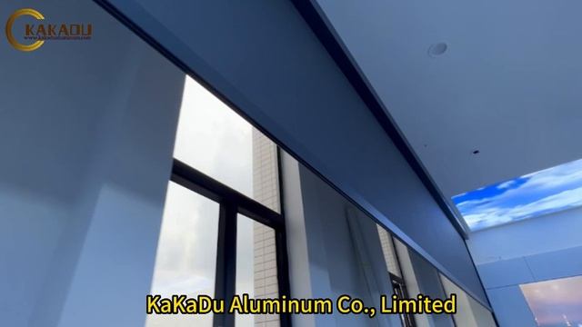 Kakadu Aluminum Max Size Width 30m Zip Track Windproof Outdoor Blinds factorydirect