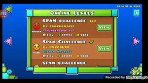 Прохожу спам челледжи| complete spam challenge|Geometry dash