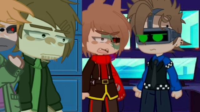 (Eddsworld AU , fan comic ) \\Gacha club// ( немного ТомТорд)урааааа , я зделала это видио =_D