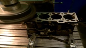 Фрезеровка блока цилиндров ВАЗ 11193