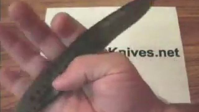 Kershaw Vapor II Black Knife 1650BLK Demonstration
