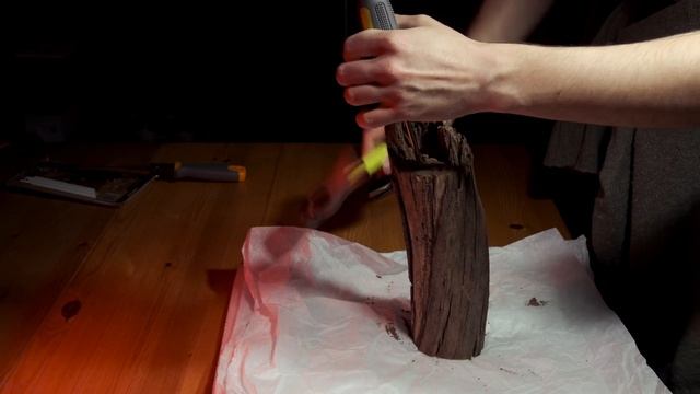 Делаю корягу из бетона / Уникальная дизайнерская ваза смотреть онлайн