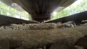 GoPro под поездом ТАЛЛИНН - МОСКВА / GoPro under the train TALLINN - MOSKVA