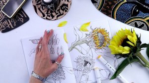 Как нарисовать подсолнух: урок скетчинга для начинающих