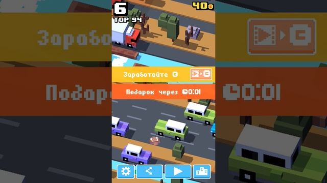 обзор игры Crossy Road на Андроид и ios смотреть онлайн