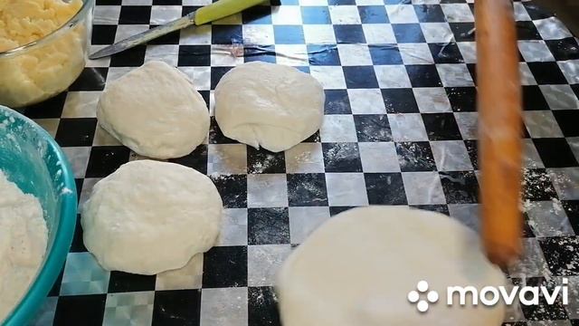 Очень вкусные хычины с картофелем и сыром!