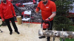 Аккумуляторная цепная пила Milwaukee M18 Fuel FCHS. Конференция 2022 (Россия, Сочи, 10-12 февраля)