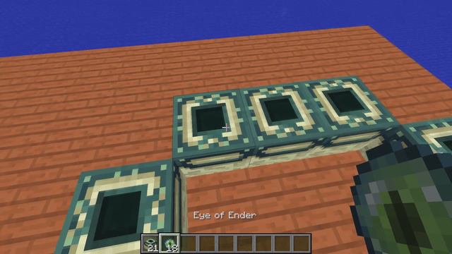 Minecraft - How to Make an End Portal in Creative Mode смотреть онлайн
