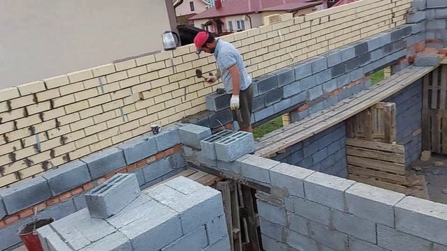 Дом в Белгороде, заканчиваем строительство коробки на ул.Богатырской в Дубовской Заставе смотреть онлайн