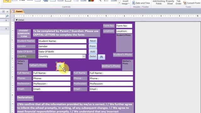How to Insert buttons Add, Edit, Save & Delete Buttons In MS Access Form
