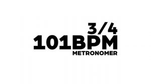 101 BPM Metronome 3/4