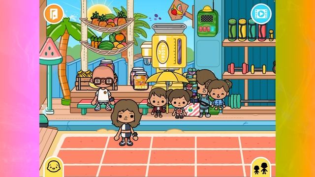 Toca Boca на КАНИКУЛАХ Kroshik Day Game