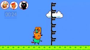Super Mario | Игра | Кот Компот | Three Cats | Super Mario - Cat Compote