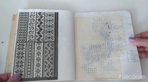 МОЙ СТАРЫЙ ДНЕВНИК ПО ВЯЗАНИЮ/ ИДЕИ СХЕМЫ ЗАПИСИ/ обзор # вязание спицами