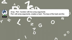 Array : Perl - function with two array arguments