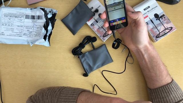 Lavalier MicroPhone Mode JBC 050 Распаковка петлиного микрофона смотреть онлайн