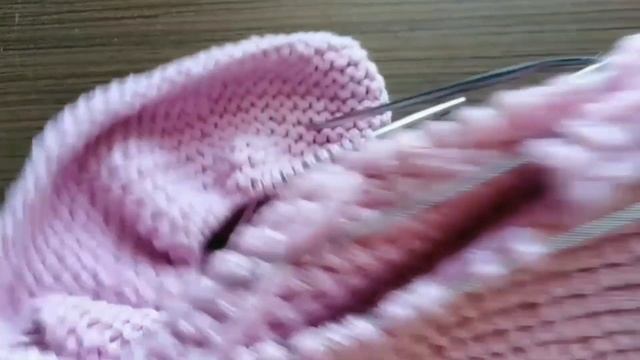 объёмная кофта туника из толстой пряжи ● вязание спицами ● кофта крупной вязки смотреть онлайн