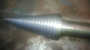 конус - морковка для дровокола своїми руками.