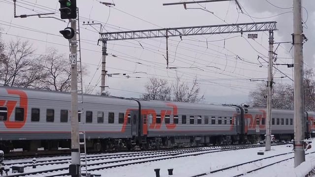 Осаживание поезда № 643/644 Кисловодск - Адлер смотреть онлайн