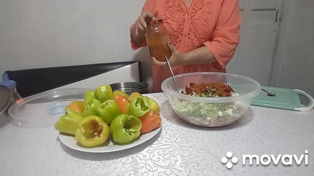 фаршированный перец по особому. смотреть онлайн