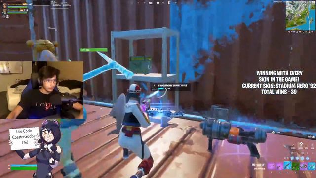 LIVE - WINNING WITH EVERY FORTNITE SKIN! / Fortnitemares is FINALLY over. смотреть онлайн