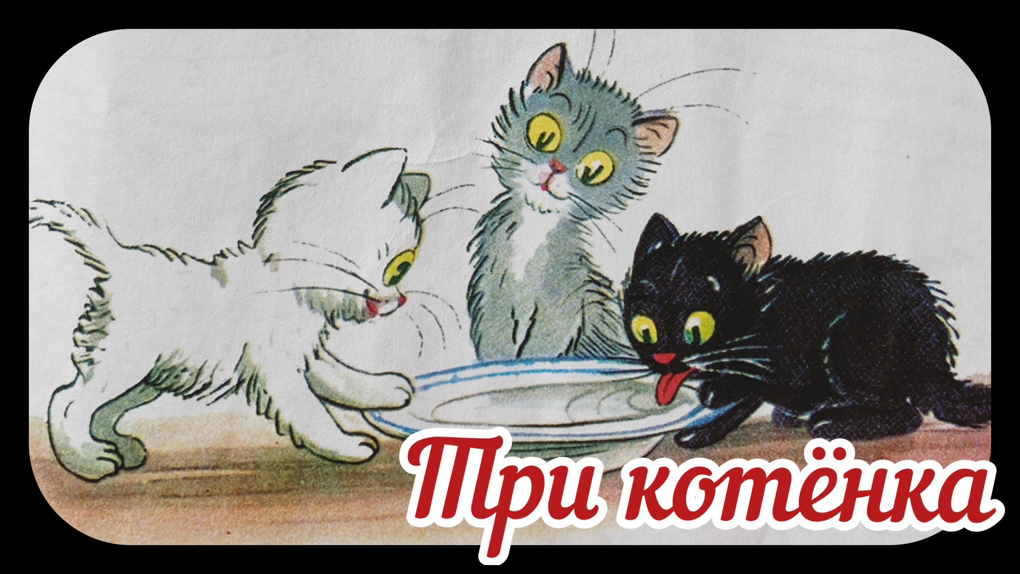 Котик аудиосказка слушать. Сказка про котенка. Три котенка. Три котенка: сказка. Три котенка Сутеева.