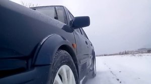 Дрифт Зимой на Передним Приводе Без Ручника)