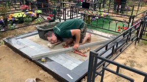 Установка памятника, часть 2.