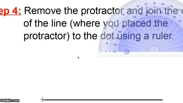 Drawing Angles Using a Protractor смотреть онлайн