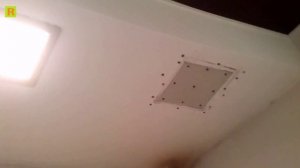 Потолок (заделать ненужное отверстие) ремонт