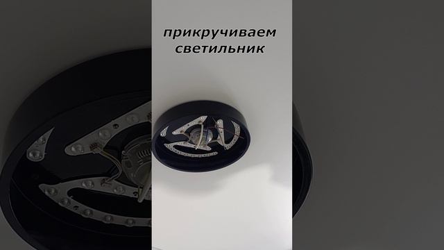 Как установить светильник под натяжным потолком ?  #ремонт #diy #home #лофт #ремонтквартир