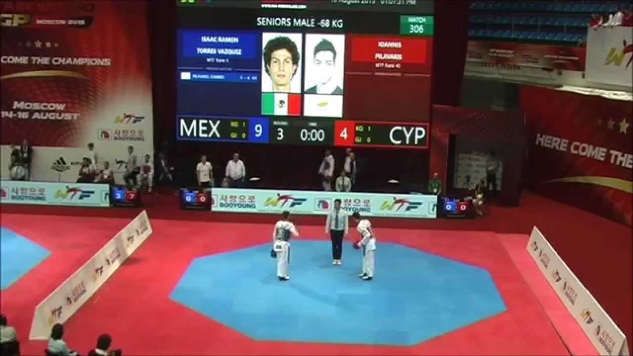 Taekwondo WTF. WTF Grand Prix Moscow 2015. Arventii-Silva.