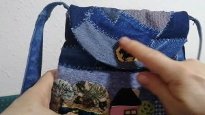 кошелёк, сумочка. Аппликация домики. Печворк. # мойпечворкsv