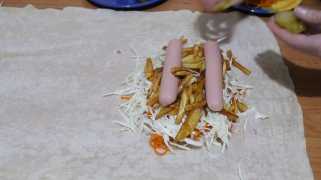 Шаурма в домашних условиях с сосисками – очень вкусно! Самый лучший рецепт…