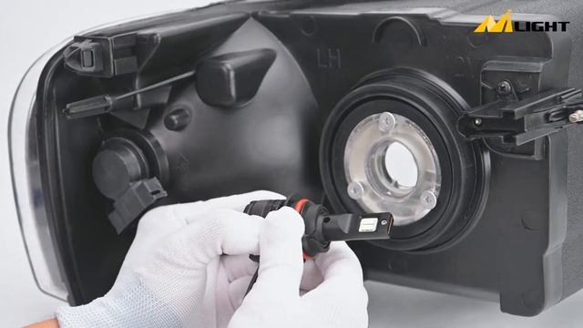 How to install Nilight A9 9007/HB5 led headlight bulb смотреть онлайн