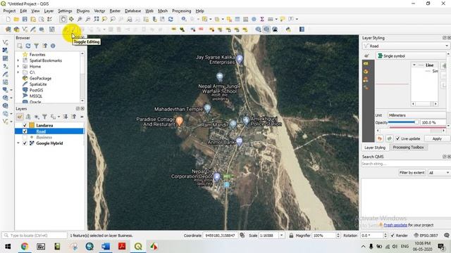 Digitizing shapefile in QGIS | create shape file in QGIS Tutorial Nepali смотреть онлайн