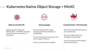 Analytics, Backups + Machine Learning with MinIO Object Storage + VMware's Data Persistence Platfor