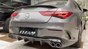 exhaust sound mercedes CLA 200 C118