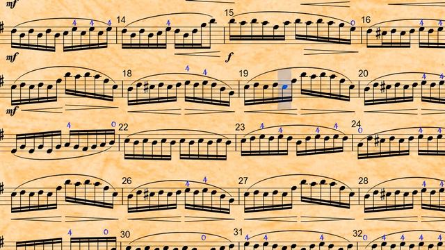 Wohlfahrt Op 45 Violin Etude no 18 tempo=50 смотреть онлайн