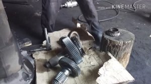 Розборка делителя на коробке Eaton