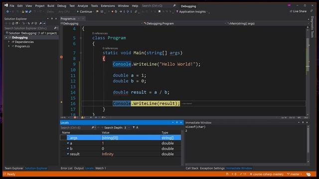Debugging Code - C# Mastery Course смотреть онлайн