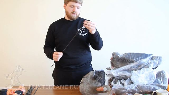 КОМПЛЕКТ ЧУЧЕЛ БЕЛОЛОБОГО ГУСЯ, "NORTHWAY", 3D, ЖИВОЕ ПЕРО, 12 ШТУК, ЛАПКИ, NEW2018 смотреть онлайн