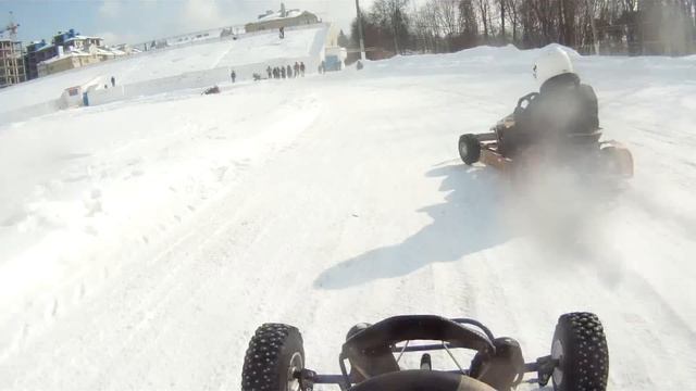 winter kart 2012 \ Arzamas 10/03/2012. onboard. 2 Заезд смотреть онлайн