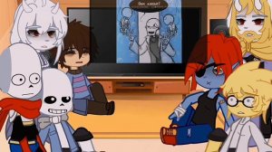 ×Undertale react to Handplates×!RUS!×1 part×Gacha club×
