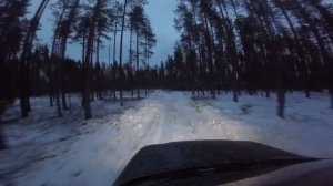 Тест Драйв Нивы Шевроле на бездорожье. Покатушки на Нива Шевроле зимой в лесу.